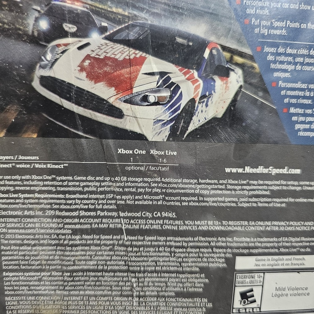 Need for Speed: Rivals (Microsoft Xbox One, 2013) *READ* - Picture 4 of 7
